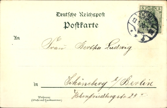 Cloverleaf Chromo-Litho Dömitz on the Elbe Mecklenburg, Thorstraße, Elbe Bridge, Church, Fortress