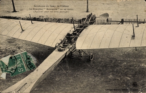 PC Monoplan Antoinette, Grand Meeting d'Aviation a Reims 1910