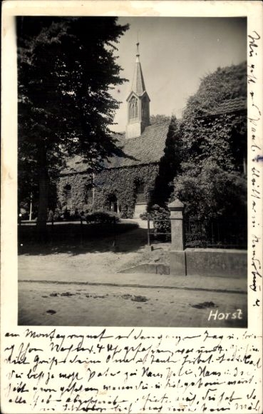 Ansichtkaart Horst in Holstein, kerk