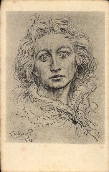Art Nouveau artist Postcard Fidus, Future