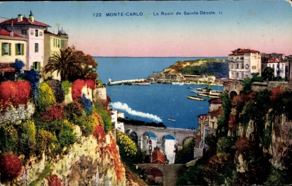 Ak Monte Carlo Monaco, The Ravin de Sainte-Devote