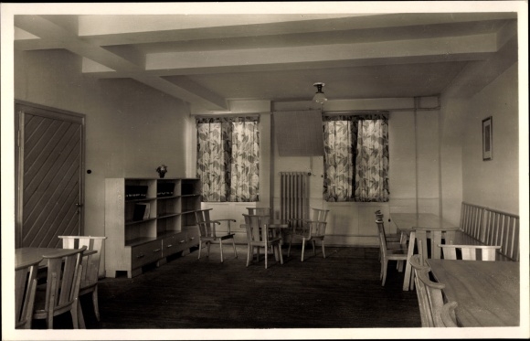 Ak Schniegling Nürnberg in Mittelfranken Bayern, Gebietsführerschule II, Leseraum, HJ