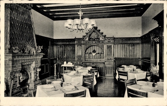 Ak Hattingen an der Ruhr, Bundesschule des D.G.B., Speiseraum