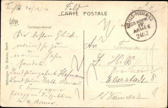 Postcard Flemish Dairywomen, Dog Carts, Windmill