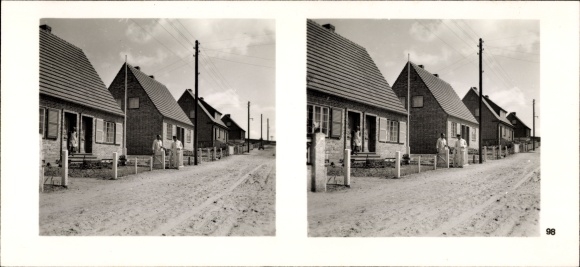 Stereo room image photo &quot;The NS model companies&quot; III 98 No. 408 master painter Richard Rosenow Bad Doberan