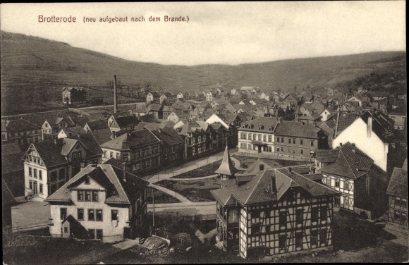 PC Brotterode Trusetal in Thuringia, local section, partial view