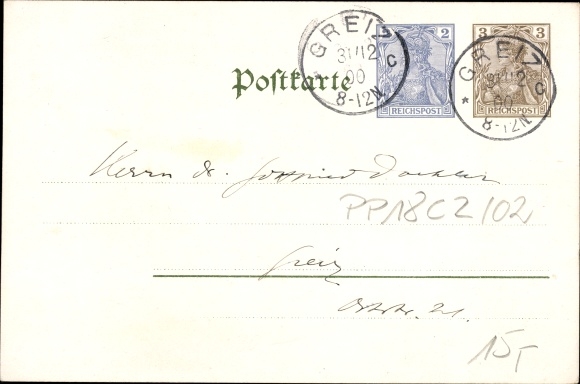Briefpapier ansichtkaart Happy New Year, jaar 1901, engel blaast de fanfare