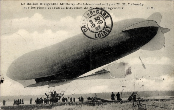 Postcard The Homeland Military Airship