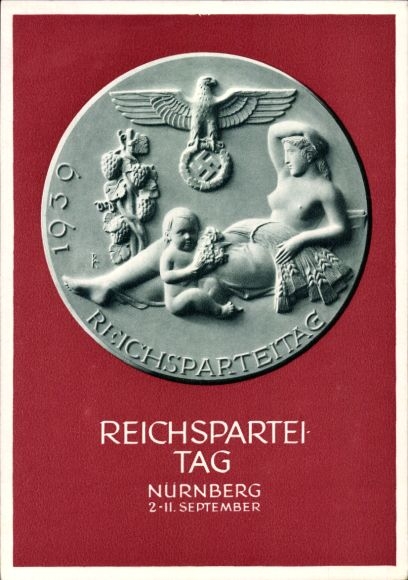 Ganzsachen Ak Nürnberg, Reichsparteitag 1939, Reichsparteitag des Friedens