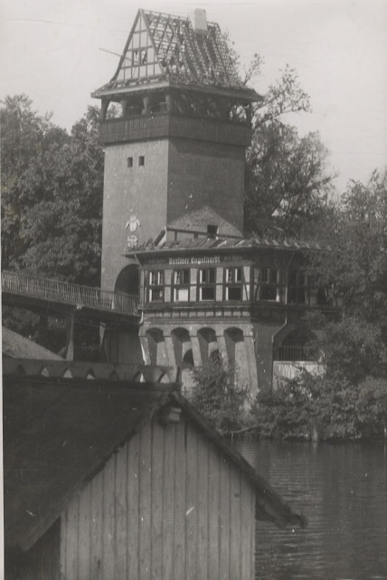 Original Foto Berlin Treptow, Gaststätten Treptower Park, um 1947
