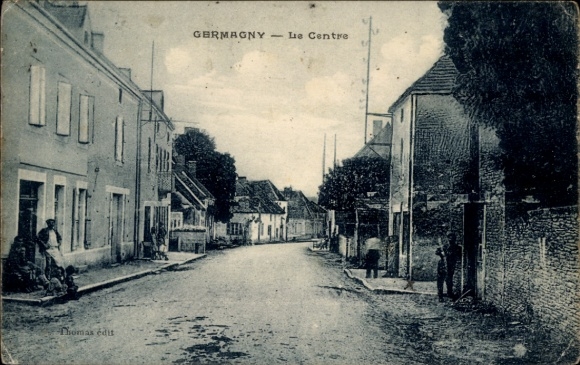Ak Germnagny Saône et Loire, Le Centre