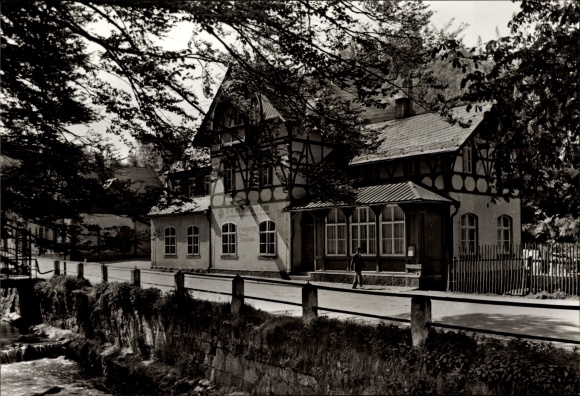 Postcard Blauenthal Eibenstock in the Ore Mountains, holiday home for trout
