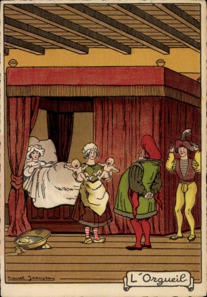 Künstler Ak Manuel J., L'Orgueil