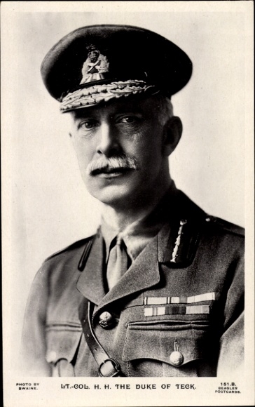 Ak Duke of Teck, Portrait