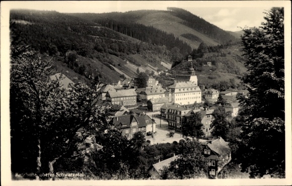 KP Katzhütte w Schwarzatal, panorama