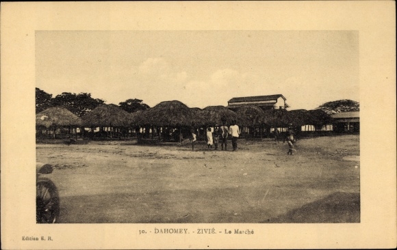 Ak Zivie Dahomey Benin, Le Marche