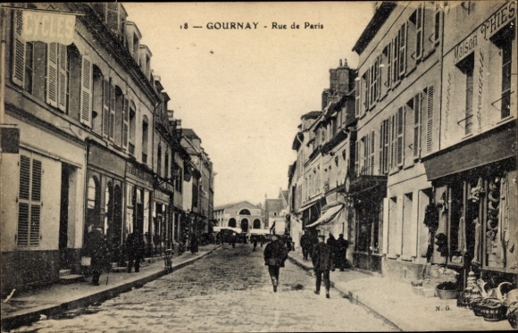 PC Gournay en Bray Seine Maritime, Rue de Paris
