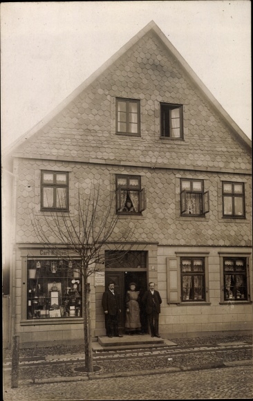 Photo Postcard Eldagsen Springe am Deister Lower Saxony, hardware store Carl Nütsen, Lange Straße 42