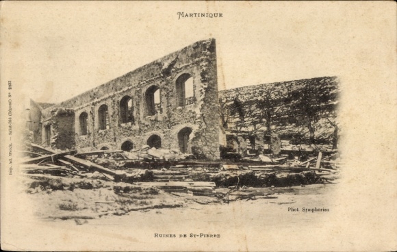 PC Saint-Pierre Martinique, ruins