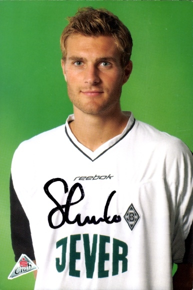 Autogrammkarte Fußballer Morten Skoubo, Borussia Mönchengladbach, Autogramm