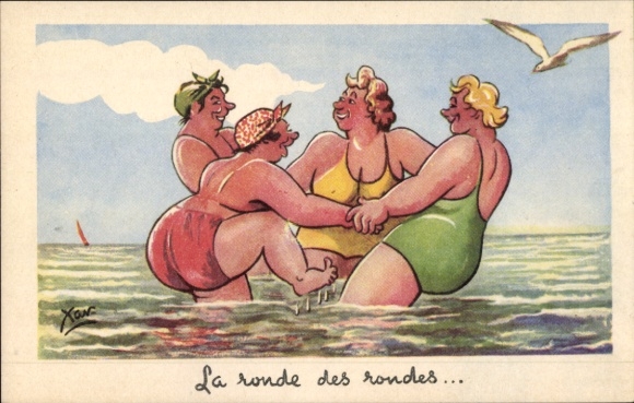 Kunstenaar Ak Sager, Xavier, De Ronde der Rondes, Humor