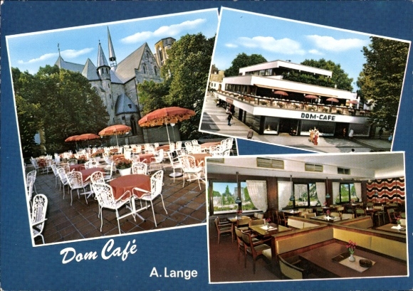 Postcard Buer Gelsenkirchen in the Ruhr area, Dom Café