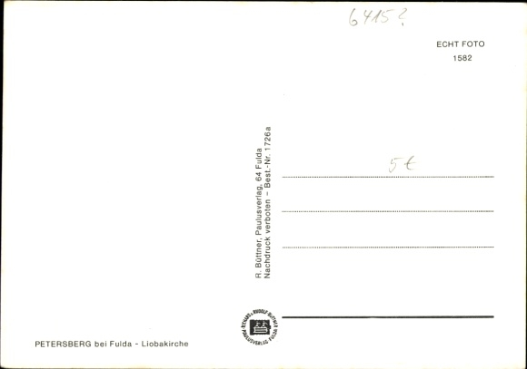 Ansichtkaart Petersberg in Hessen, Liobakirche