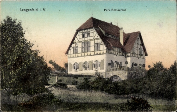 Ak Lengenfeld Vogtland Sachsen, Park Restaurant
