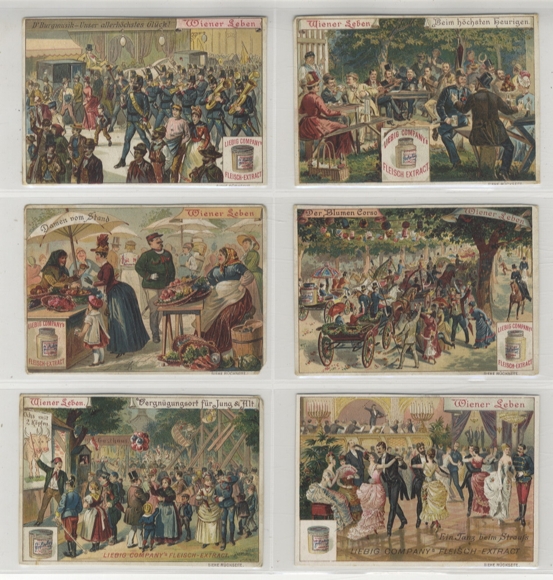 Liebig Pictures Series A 122 Viennese Life I 1887