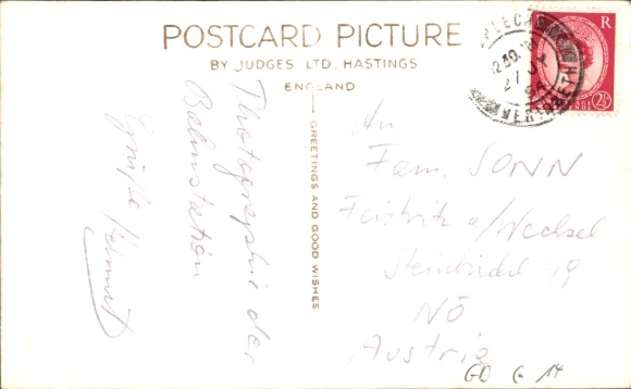 Photo Postcard German U-boat