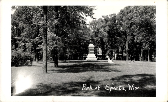 foto Ak Sparta Wisconsin de VS, Park, Monument