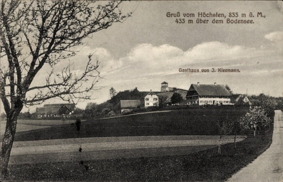 Postcard Höchsten Deggenhausertal Bodenseekreis, guesthouse of J. Kleemann