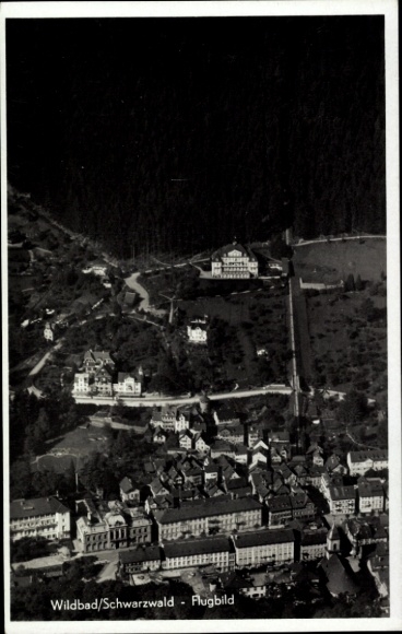Postcard Bad Wildbad in the Black Forest, Panorama Hotel am Sommerberg