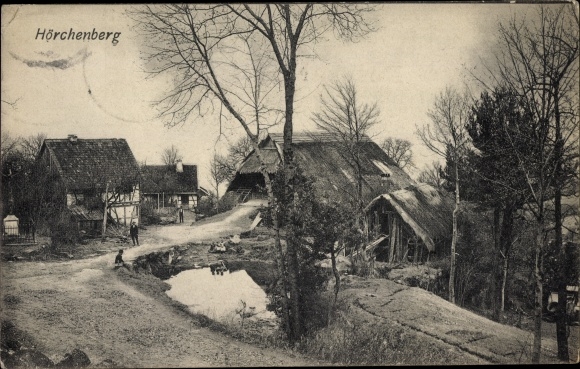 Postcard Hörchenberg Sasbachwalden in the Black Forest, village view, houses, barn