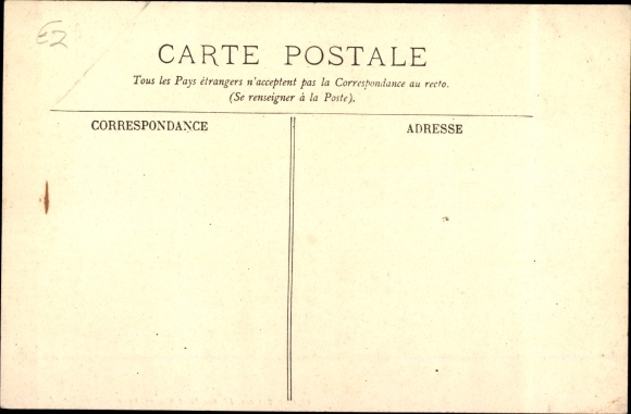 Postcard Solistes de la Musique de la Garde Republicaine, drapeau americain et francais