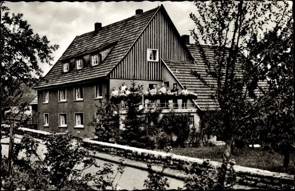 Postcard Mellen Balve in North Rhine-Westphalia, convalescent home Mellen