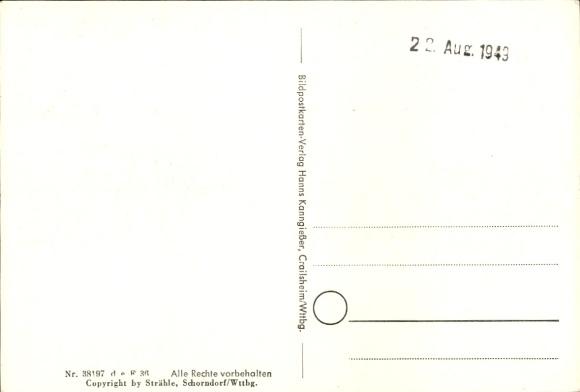 Postcard Sontheim an der Brenz, aerial photograph