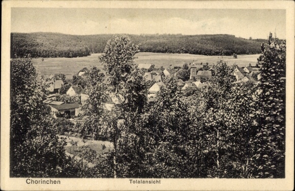 Postcard Chorinchen Chorin in der Mark, total view