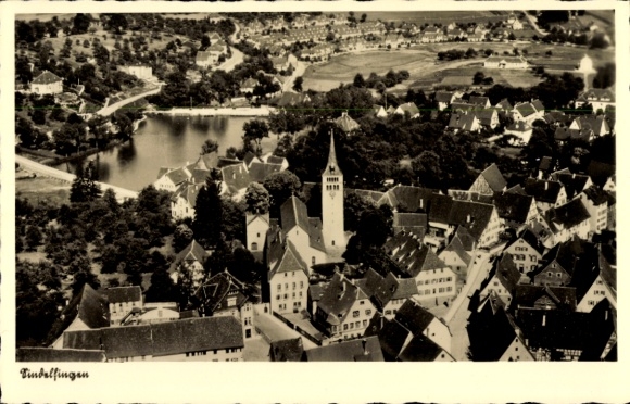 Ansichtkaart Sindelfingen in Württemberg, luchtfoto