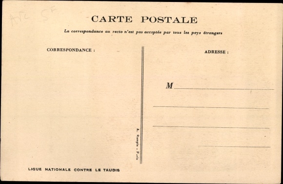 Artist Postcard Poulbot, Francisque, So They Never Sleep, Bedbugs