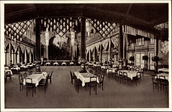 Postcard Dresden Süd Zschertnitz, paradise garden, Z remains Z, ballroom