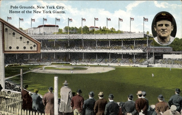 Ak New York City USA, Polo Grounds, New York Giants, Baseball, John McGraw