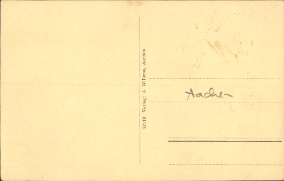 Postcard Aachen in North Rhine Westphalia, Elisabeth Hospital, Saint Elisabeth