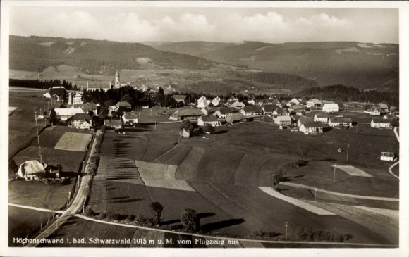 Ak Höchenschwand im Schwarzwald, Luftaufnahme, Schwarzwald, Höchenschwand, Kurort, Aussicht
