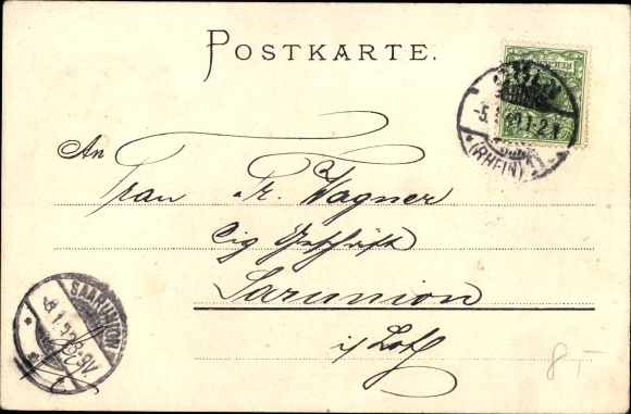 Artysta lito Biese, C., Lorch im Rheingau Hessen, Wisperpartie, widok ulicy