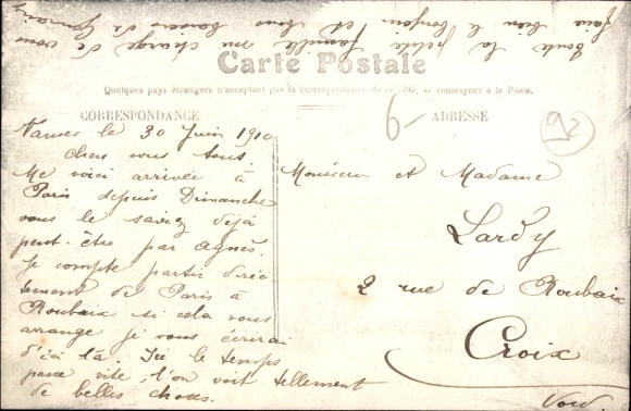 Postcard Vanves Hauts de Seine, Montrouge Bridge, steam locomotive