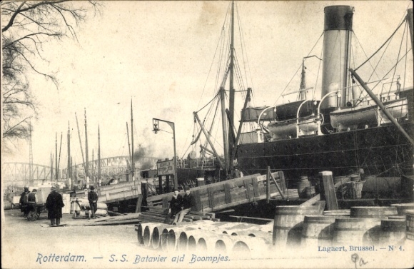 PC Rotterdam South Holland Netherlands, SS Batavier a/d Boomptjes