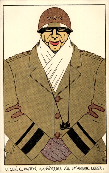 Artysta KP George Smith Patton, Jr., generał armii USA