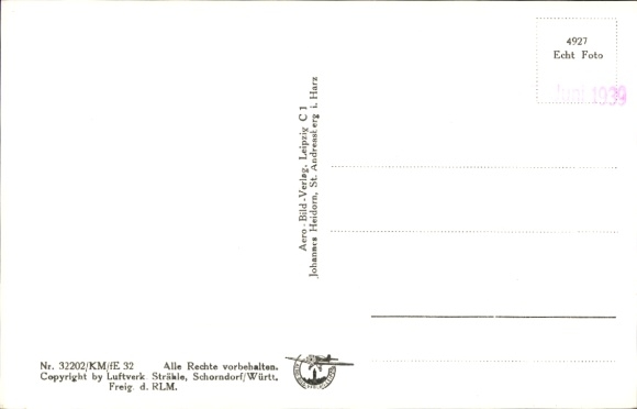 Postcard Sankt Andreasberg Braunlage in the Upper Harz, Oderberg-Gebhardsheim, aerial photograph