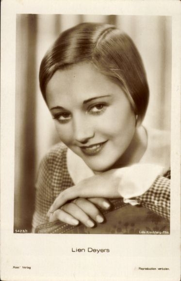 Postcard Actress Lien Deyers, Ross Verlag 5423/1, portrait